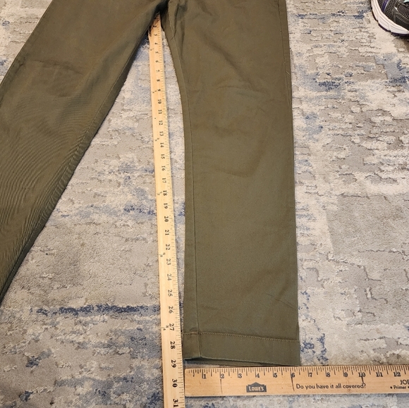 NWT J. Crew Flex Driggs Green Chino Pants Men's size 33 - Picture 6 of 13